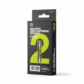 Paper Box With Vape Cartridge